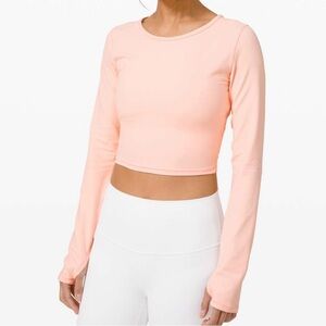 Lululemon Ever Elated Cropped Long Sleeve
